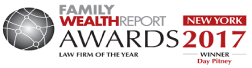 Named "Law Firm of the Year" by Family Wealth Report, 2017 